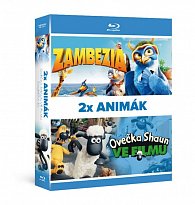 2x Blu-ray ANIMÁK: Ovečka Shaun ve filmu, Zambezia 3D