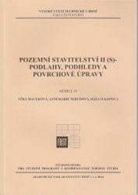 Pozemní stavitelství II - podlahy, podhledy a povrchové úpravy