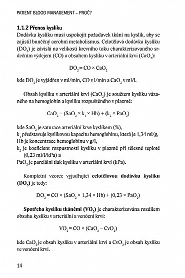 Náhled Patient blood management - PROČ?