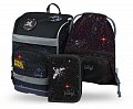 BAAGL SET 3 ks Zippy plus - Pixel Space (aktovka, penál, sáček)