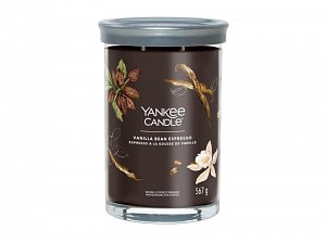 YANKEE CANDLE Vanilla Bean Espresso svíčka 567g / 2 knoty (Signature tumbler velký )