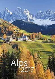Kalendář nástěnný 2017 - Alps 315x450cm