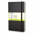 Zápisník Moleskine - tvrdé desky, L, čistý - černý