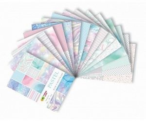 Blok se vzorovanými papíry A4 - Pastel 80 g