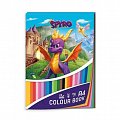 Blok barevných papírů A4 - Spyro