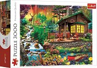 Trefl Puzzle Chata v lesích / 3000 dílků