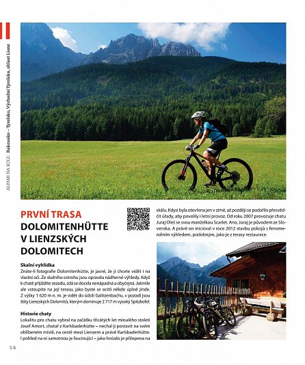 Náhled Alpami na kole - 35 tras – Rakousko, Švýcarsko, Itálie, Slovinsko