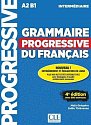Grammaire progressive du francais: Intermédiaire Livre + CD, 4. édition
