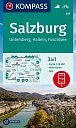 Salzburg, Untersberg, Hallein, Fuschlsee 1:25 000 / turistická mapa KOMPASS 017