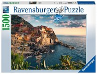Puzzle Pohled na Cinque Terre 1500 dílků