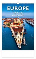 Europe 2026 - nástěnný kalendář