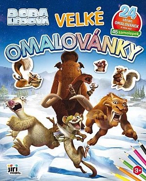 Doba ledová - Velké omalovánky