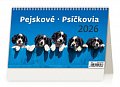 Kalendář 2026 - Pejskové/Psíčkovia - stolní