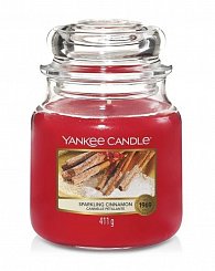 YANKEE CANDLE Sparkling Cinnamon svíčka 411g
