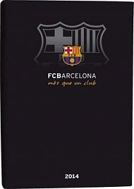 Diář B6 LYRA týdenní FCBarcelona 2014