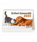 Kalendář stolní 2025 - Zvířecí kamarádi 14denní
