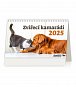 Kalendář stolní 2025 - Zvířecí kamarádi 14denní
