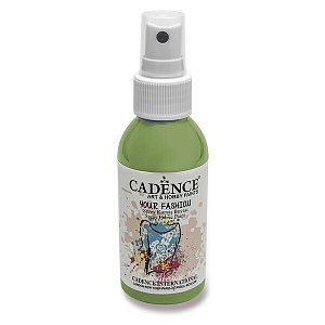 Textilní sprej Cadence - světle zelená / 100 ml, 1.  vydání