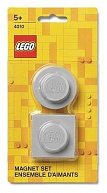 Magnetky LEGO set - šedé 2 ks