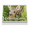 Zvířátka 2026 - stolní kalendář