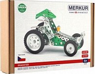 Stavebnice MERKUR 052 Dragster 137ks v krabici 26x18x5,5cm