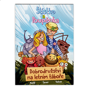 Komiks Štístko a Poupěnka: Dobrodružství na letním táboře