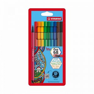Fixa STABILO Pen 68 sada 10 ks