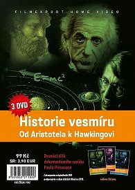 Historie vesmíru: Od Aristotela k Hawkingovi - 3 DVD v papírové pošetce s letákem