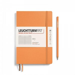 Leuchtturm1917 Zápisník Apricot Softcover A5 linkovaný