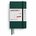 Weekly Planner & Notebook 2026 Pocket (A6) Forest Green