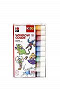 Marabu Sada KiDS Window Color 10 slupovacích barev