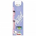 Popisovač Pentel Arts Touch Brush Sign Pen - pastel 4 ks, sada