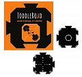 TODDLEROAD 2188 KRUHOVÝ OBJEZD A KŘIŽOVATKA - flexibilní silnice - 2 silikonové puzzle díly
