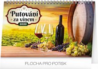 Kalendář stolní 2020 - Putování za vínem, 23,1 × 14,5 cm