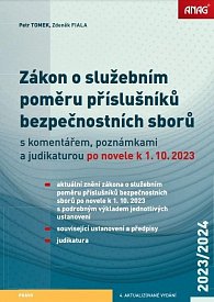 Zákon o služebním poměru příslušníků bezpečnostních sborů s komentářem, poznámkami a judikaturou po novele k 1. 10. 2023