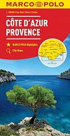 Francie - Azurové pobřeží, Provence mapa 1:200T