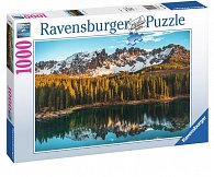 Puzzle Jezero Karersee, Itálie 1000 dílků