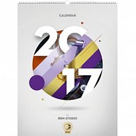 Kalendář nástěnný 2017 - Calendar /Rdn Studio