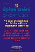 Aktualizace V/1 2024 Vyhláška o přijímacím řízení ke střednímu vzdělávání