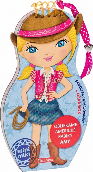 Obliekame americké bábiky AMY – Maľovanky