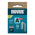 Novus tenké, drátové sponky typ A, 53 F/14 mm, Super Hard, 800 ks