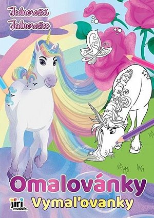 Jednorožci - Omalovánky A4