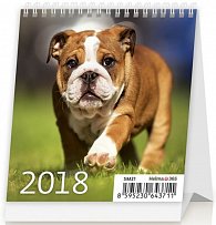 Kalendář stolní 2018 - Mini Puppies