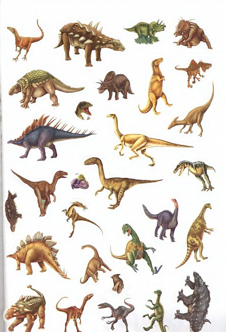 Náhled Dinosauři - 120+ nálepek
