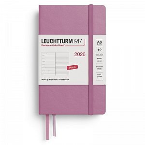 Weekly Planner & Notebook 2026 Pocket (A6) Dusty Rose