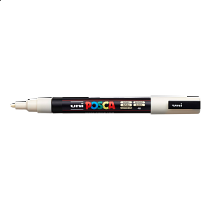 Posca popisovač PC-3M, 0,9 - 1,3 mm, smetanová (46)