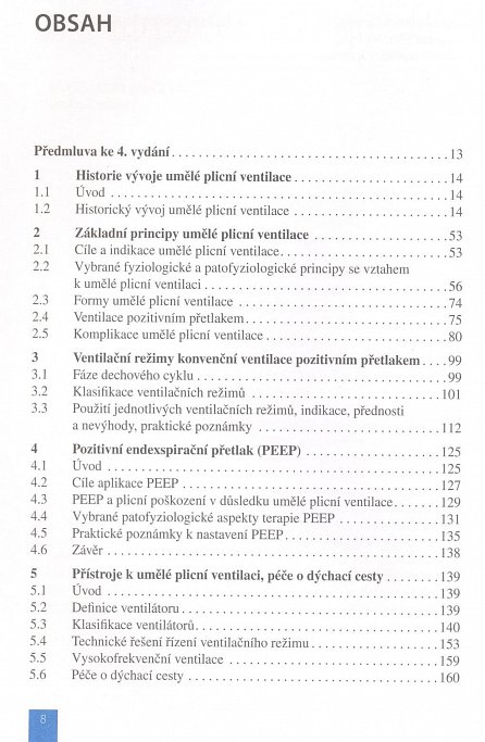 Náhled Základy umělé plicní ventilace, 4.  vydání