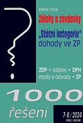 1000 řešení 7-8/2024 Zálohy a závdavky - Odpisy, „Státní kategorie“ a dohody ve zdravotním pojištění