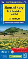 1: 70T(106)-Jizerské hory,Frýdlantsko (cyklomapa)