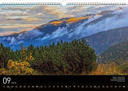 Náhled Kalendář nástěnný 2018 - Magické Tatry